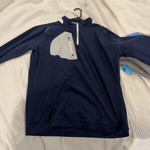 Peter Millar navy large quarterzip